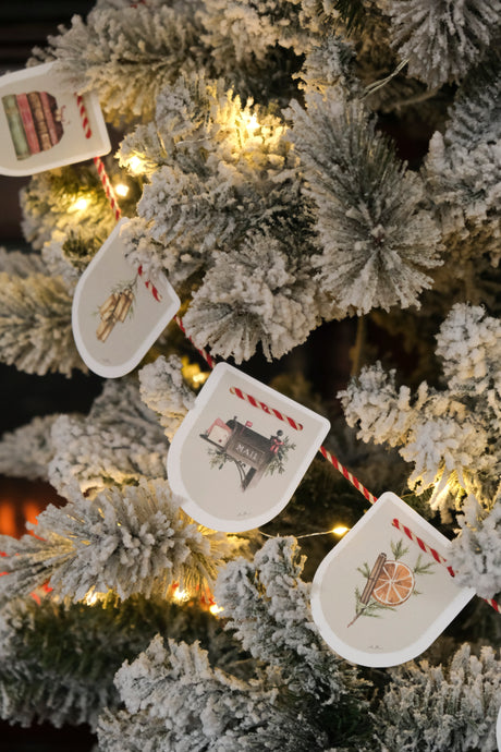 Watercolour Christmas Garland