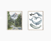 Load image into Gallery viewer, Mountain Road Art Print